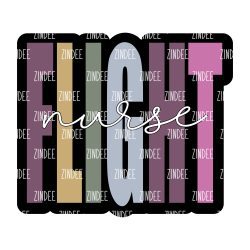 Flight Nurse Acrylic Blank- Sticker- UV DTF (1.5 inch)