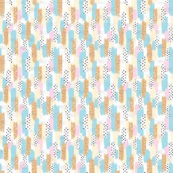 Light Blue Dots Brush Strokes seamless (vinyl)