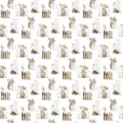 Mouse Watercolor seamless (vinyl)