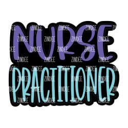 Alternative view of Nurse Practitioner Acrylic Blank- Sticker- UV DTF (2 inch) NO HOLE