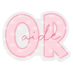OR Aide – Acrylic Badge Reel Blank (2") No Hole | Optional Sticker or UV DTF