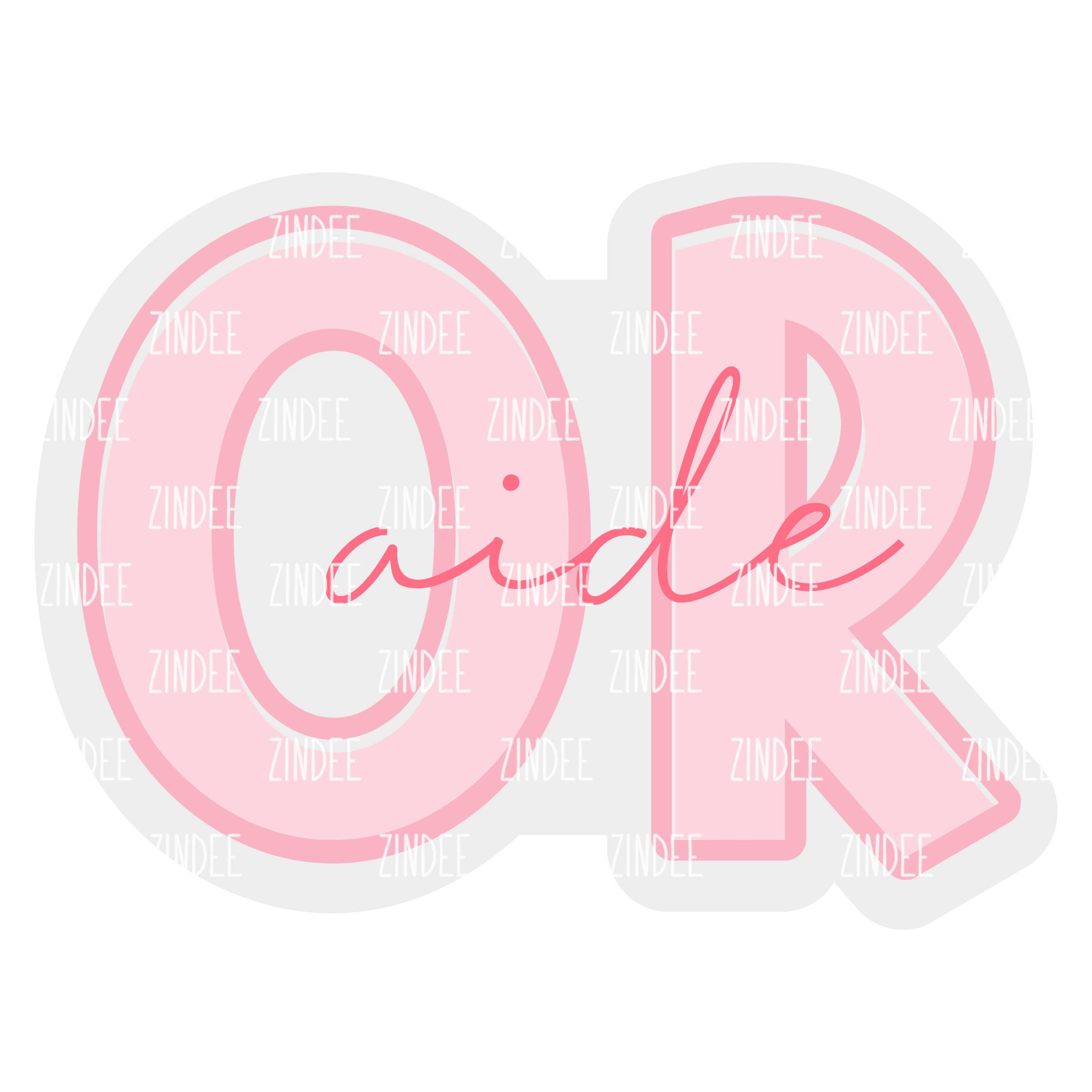 OR Aide Acrylic Blank- Sticker- UV DTF (2 inch) NO HOLE