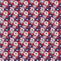 Patriotic Flowers seamless (vinyl)