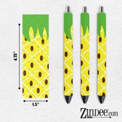 Pineapple VINYL Pen Wrap