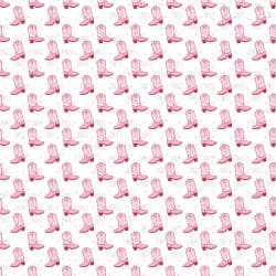 Pink Cowgirl Boots seamless (vinyl)