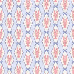 Pink Preppy Lobster seamless (vinyl)