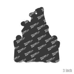 Alternative view of Princess Castle Acrylic Blank- Sticker- UV DTF (3 inch)