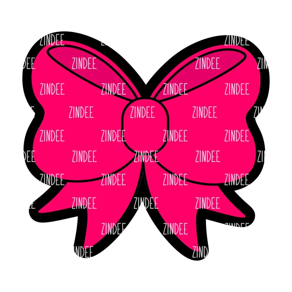 Simple Bow Sticker Simple Bow β Acrylic Badge Reel Blank (2β³) No Hole | Optional Sticker ...