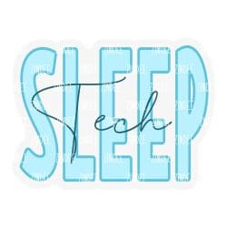 Alternative view of Sleep Tech Acrylic Blank- Sticker- UV DTF (2 inch) NO HOLE