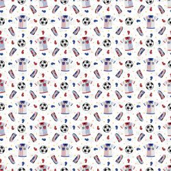 Soccer Equipment seamless (vinyl)