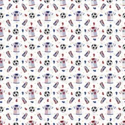 Soccer Equipment seamless (vinyl)