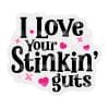 Stinkin Guts – Acrylic Keychain Blank (3") | Optional Sticker or UV DTF