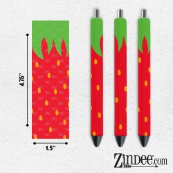 Strawberry VINYL Pen Wrap