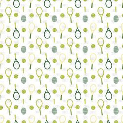 Tennis Equipment seamless (vinyl)