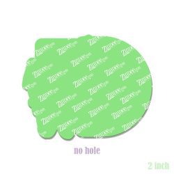 Alternative view of Volleyball Tag Acrylic Blank- Sticker- UV DTF (2 inch) NO HOLE