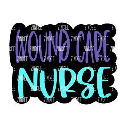 Alternative view of Wound Care Nurse Acrylic Blank- Sticker- UV DTF (2 inch) NO HOLE