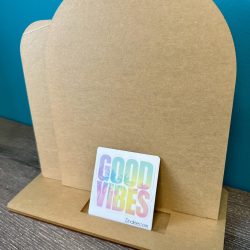 Business Sign - Scan Me Display