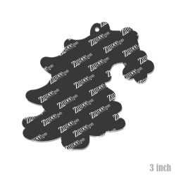 Alternative view of Bent Christmas Tree Acrylic Blank- Sticker- UV DTF (3 inch)