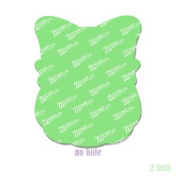 Alternative view of Big Bow Ghost Acrylic Blank- Sticker- UV DTF (2 inch) NO HOLE