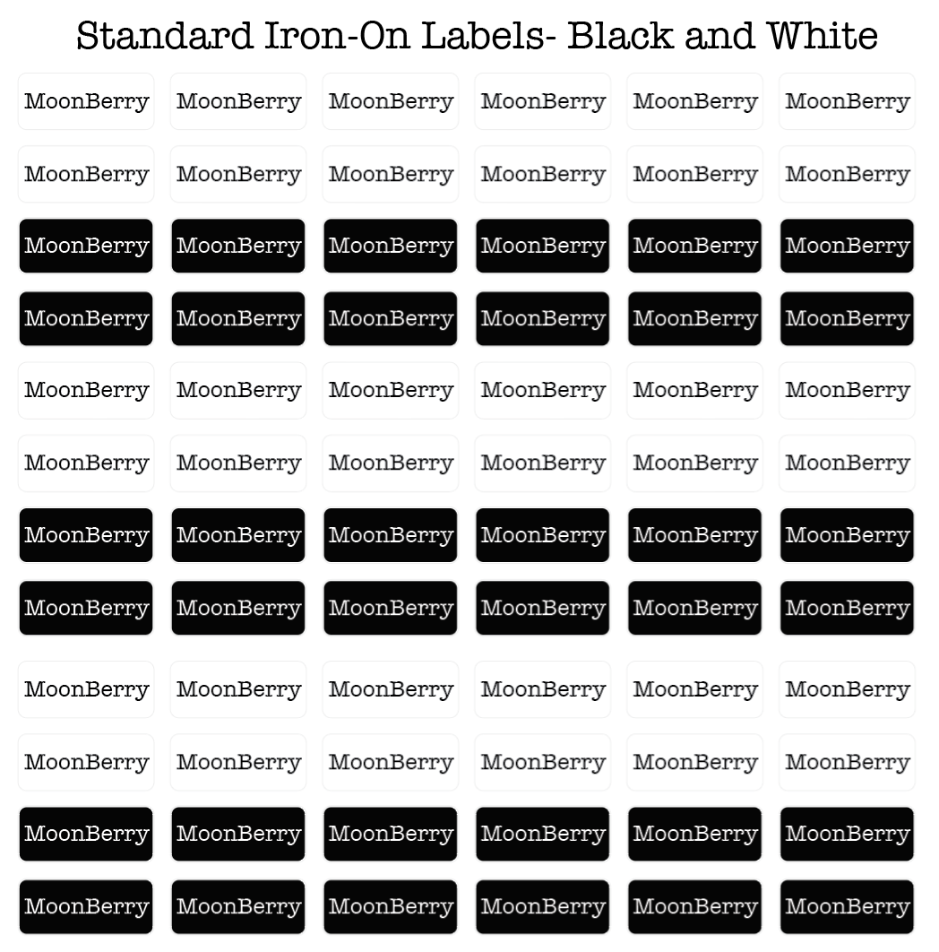 Name Labels- Iron-On- Machine Washable - Image 6