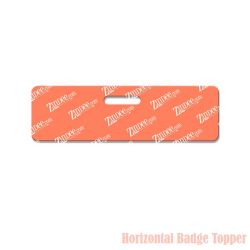 Simple Badge Topper (Horizontal) (lightweight acrylic)