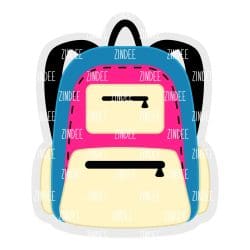 Backpack – Acrylic Keychain Blank (3") | Optional Sticker or UV DTF