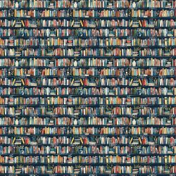 Bookshelves And Plants seamless (vinyl)