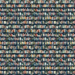 Bookshelves And Plants seamless (vinyl)