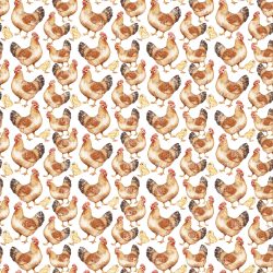 Hens And Chicks seamless (vinyl)