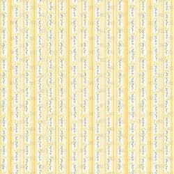 Rosey Stripe Wallpaper Yellow seamless (vinyl)