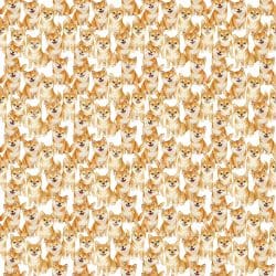 Smiley Shiba Inu Dog seamless (Sublimation Sheet)