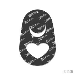 Alternative view of Soda Can Pop Tab Acrylic Blank- Sticker- UV DTF (3 inch)