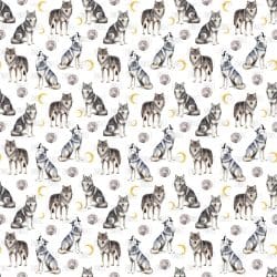 Wolf And Moon (Sublimation Sheet)