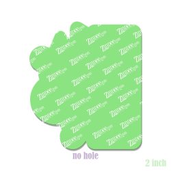 Alternative view of Band Tag Acrylic Blank- Sticker- UV DTF (2 inch) NO HOLE