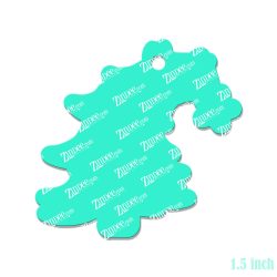 Alternative view of Bent Christmas Tree Acrylic Blank- Sticker- UV DTF (1.5 inch)