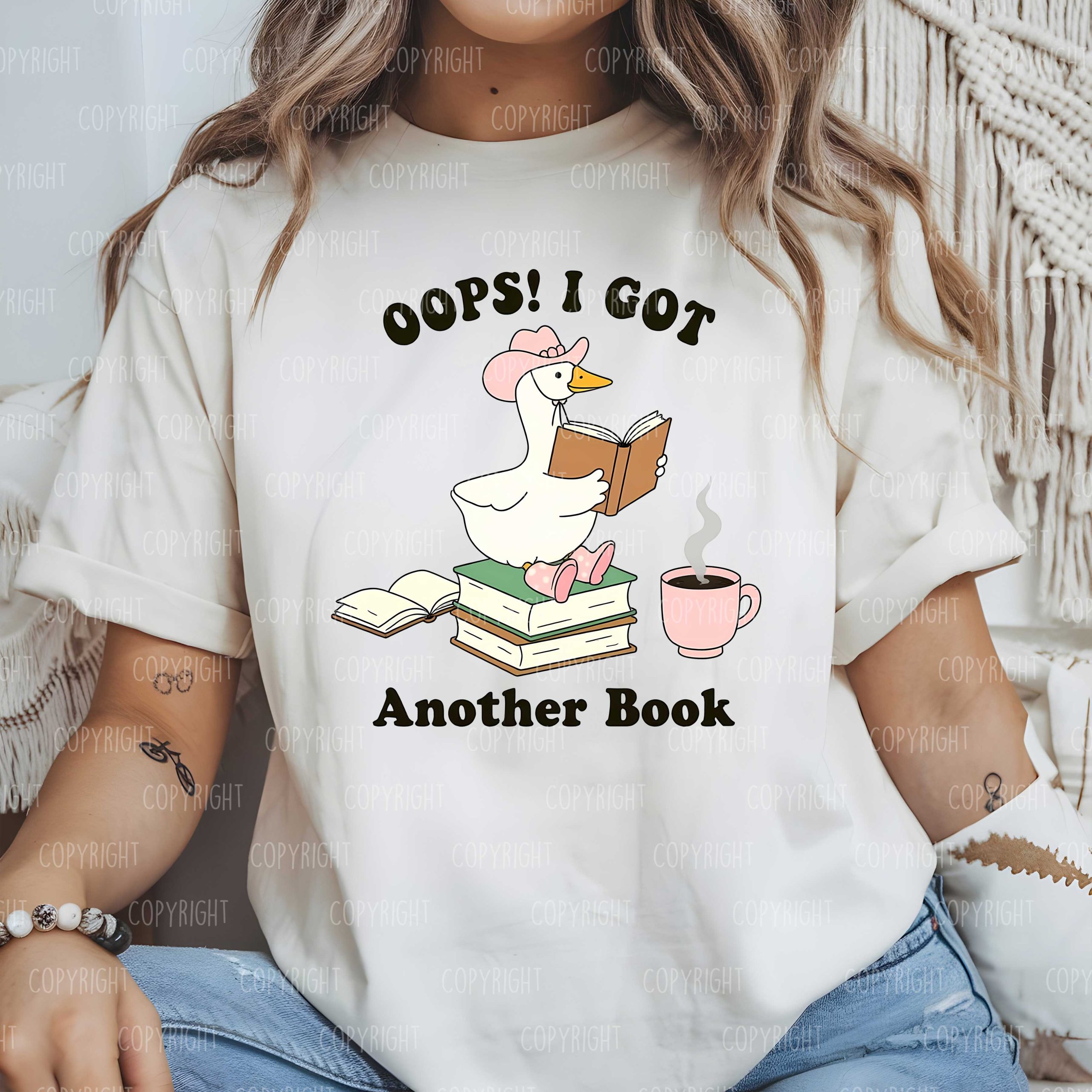 Book Goose DTF Transfer