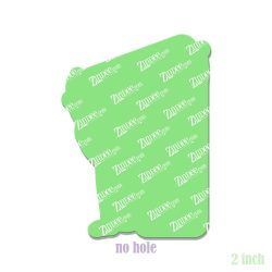 Alternative view of Color Guard Tag Acrylic Blank- Sticker- UV DTF (2 inch) NO HOLE