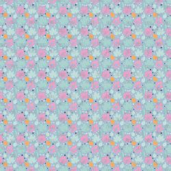 Girly Fall Leaves seamless (vinyl)