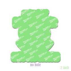Alternative view of Not My Trash Acrylic Blank- Sticker- UV DTF (2 inch) NO HOLE