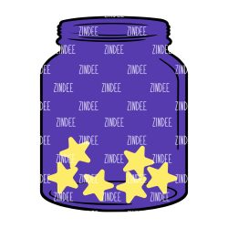 Alternative view of Reward Jar 6 inch (lightweight acrylic)