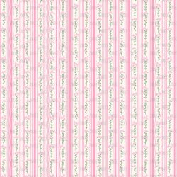 Rosey Stripe Wallpaper Pink seamless (vinyl)