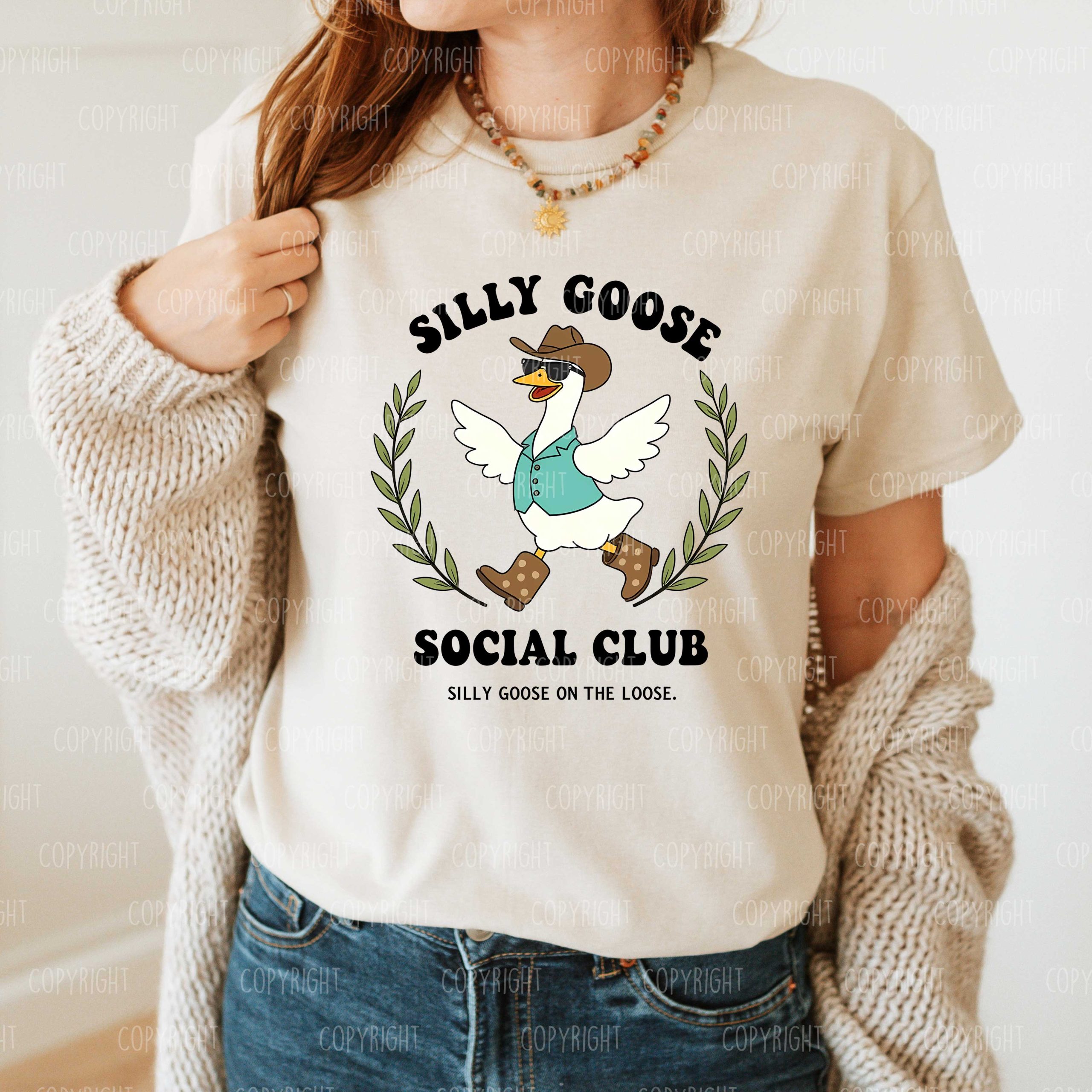Silly Goose Social Club DTF Transfer
