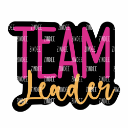 Team Leader Acrylic Blank- Sticker- UV DTF (2 inch) NO HOLE