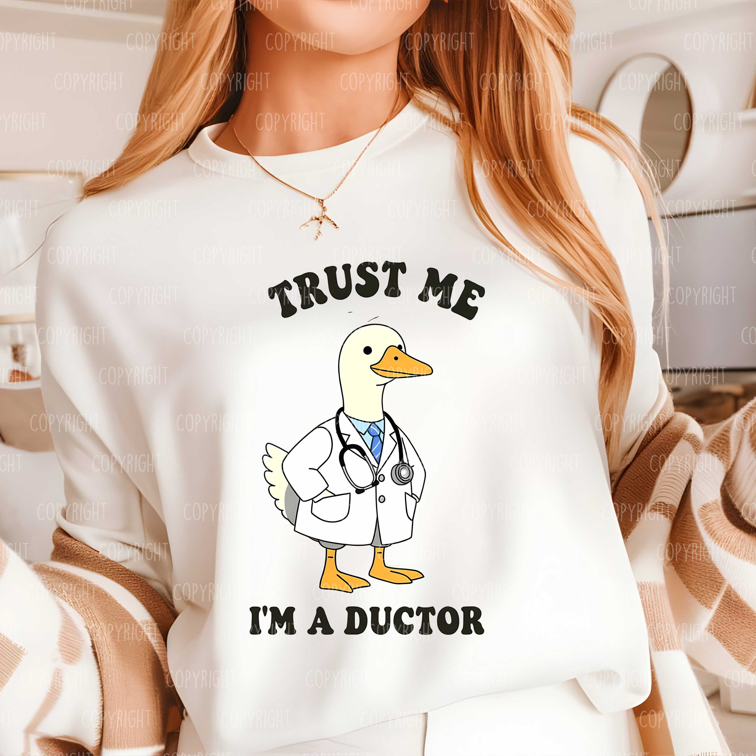 Trust Me Goose DTF Transfer