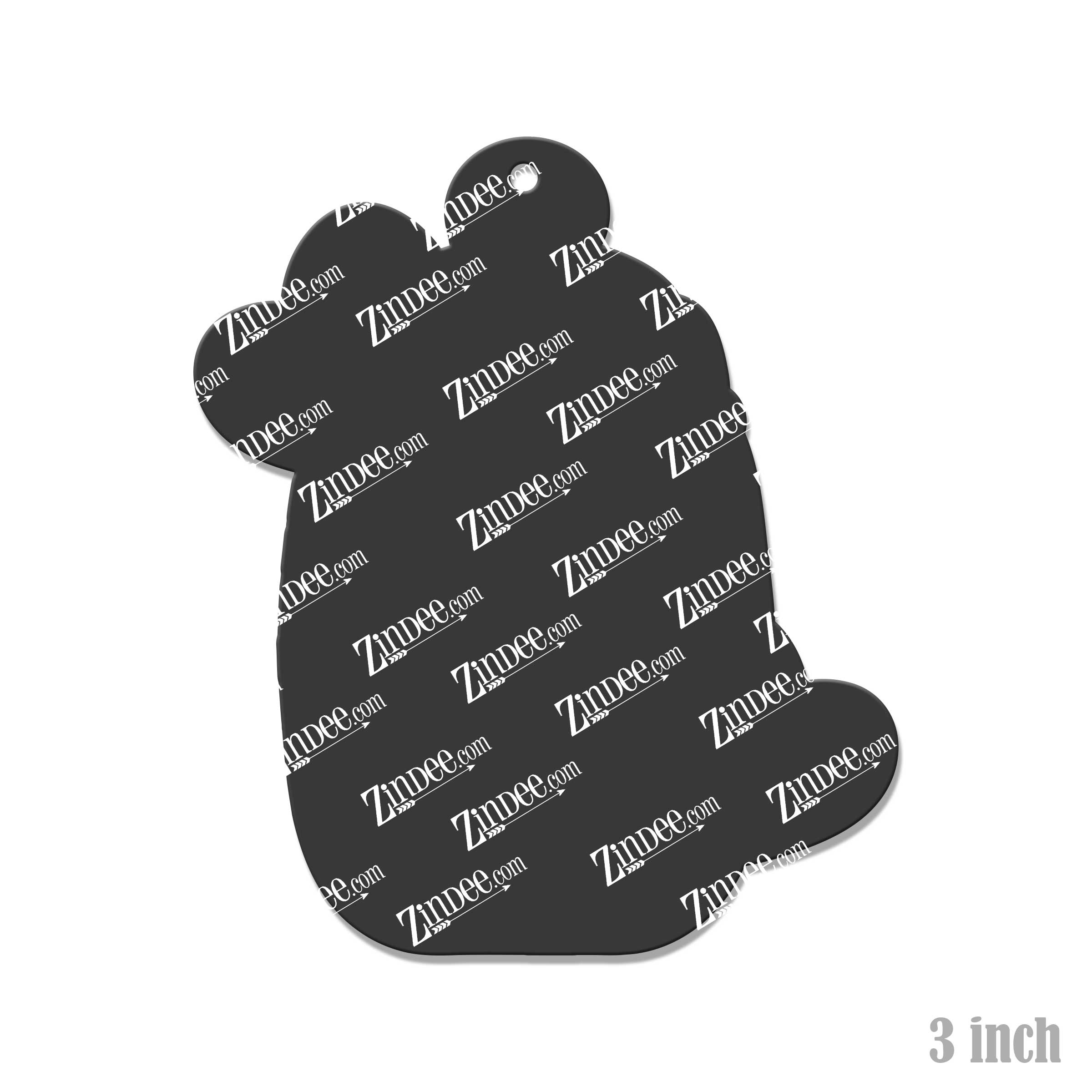 Valentines Bottle Acrylic Blank- Sticker- UV DTF (3 inch) - Image 2