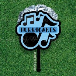 Band Music Note-Spirit Stick-Cheer Stick-Acrylic Blank Only