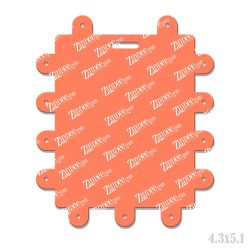 Badge Buddy with Pin Holes- Horizontal (Extended-version) (lightweight acrylic)