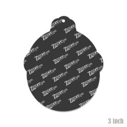 Alternative view of Beanie Cap Circle Acrylic Blank- Sticker- UV DTF (3 inch)