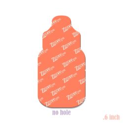 Eye Drop Bottle .6 inch (shaker filler) NO HOLE (10 pack)