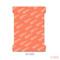 Eye Test Chart .6 inch (shaker filler) NO HOLE (10 pack)